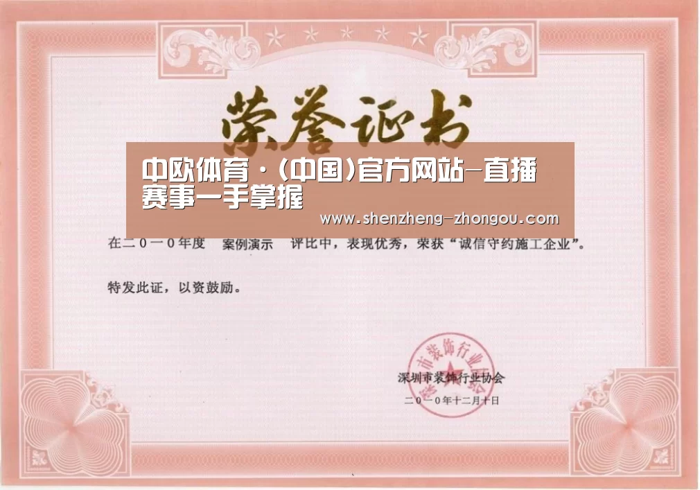 荣誉证书二(图1)
